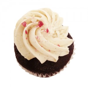 SFTE Chocolate Candy Cane Cupcake