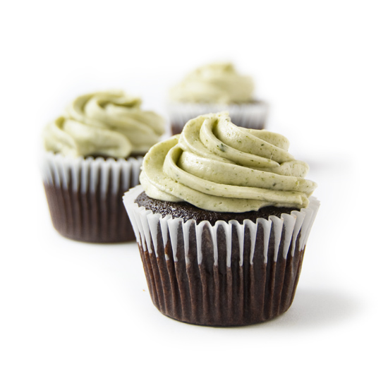 Chocolate Mint Cupcake