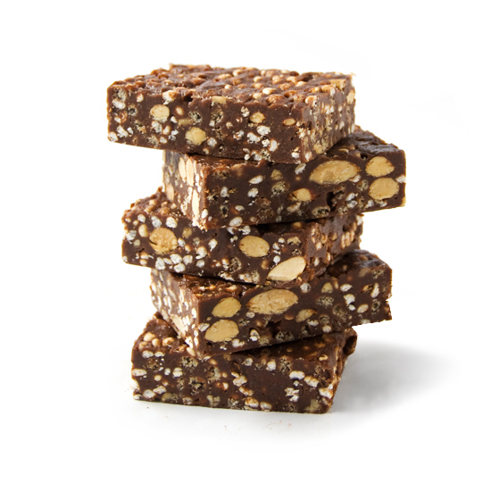 Chocolate Chewy Nut Bar