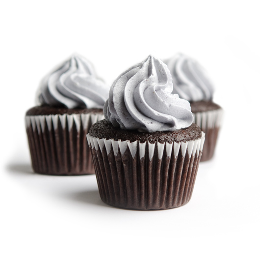 Chocolate Lavender Cupcake