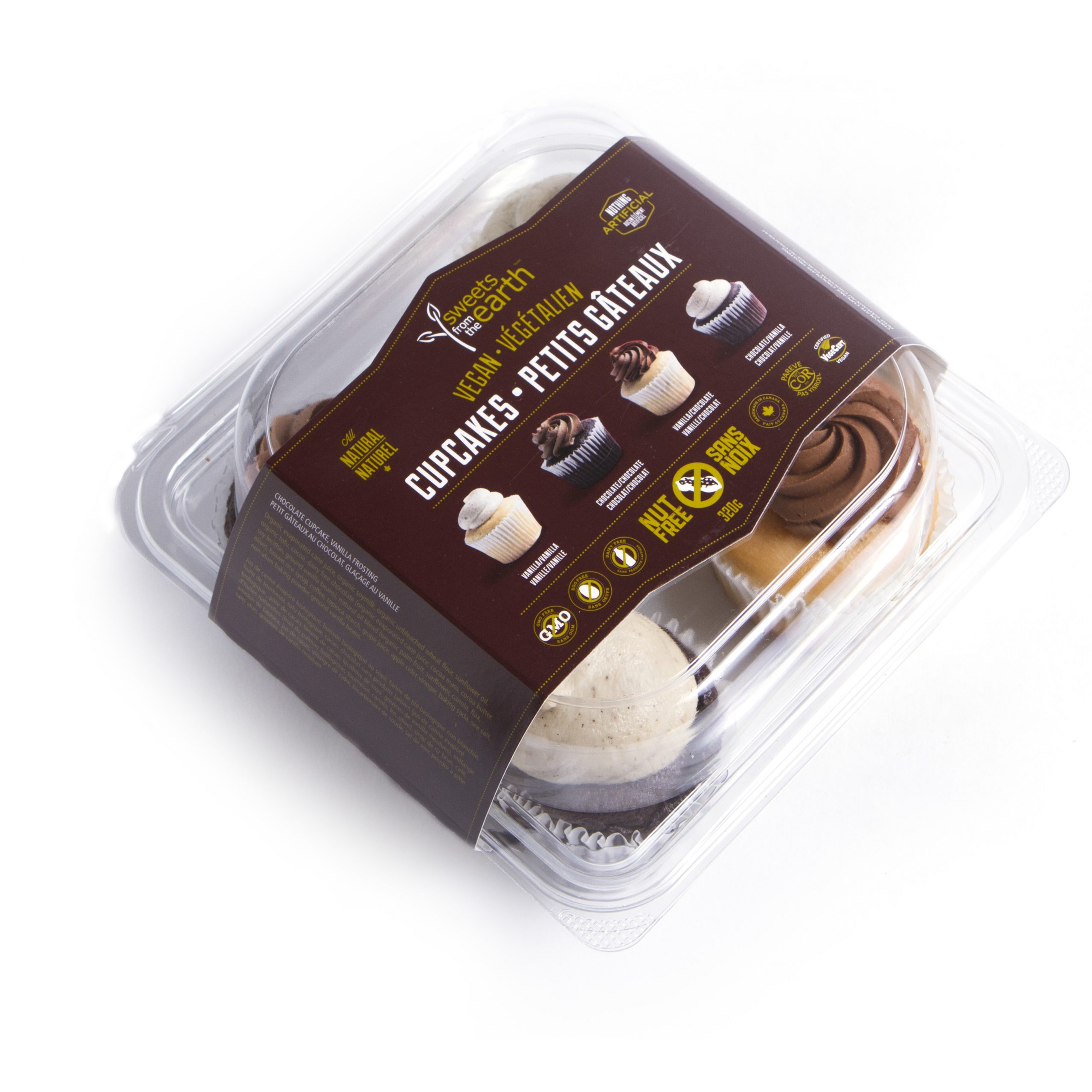 Black & White Cupcake 4-pack - Image 2
